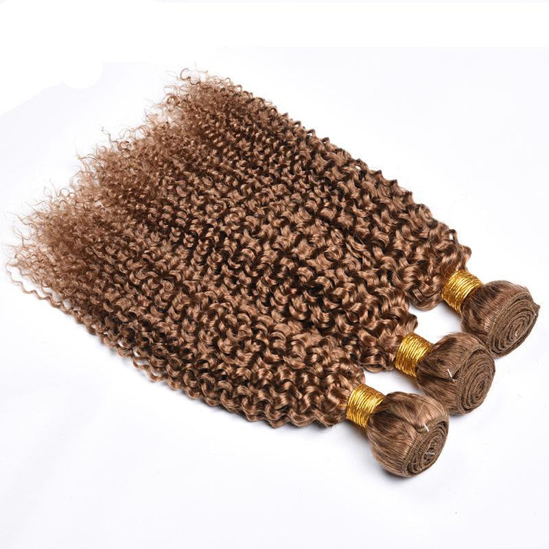 Cheveux humains brésiliens crépus bouclés kinky wave