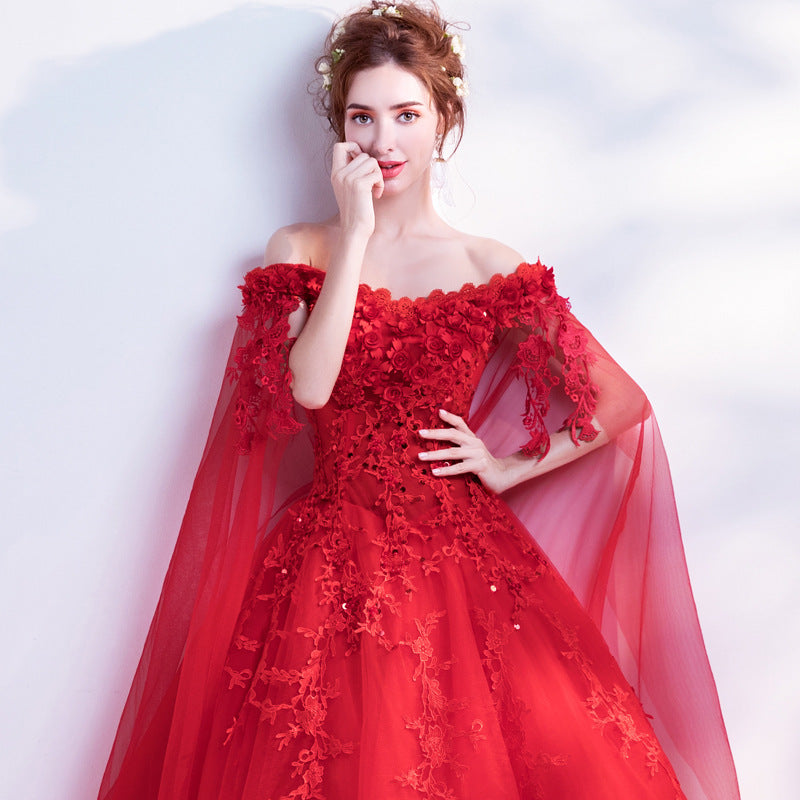 Robe de mariée à manches longues