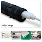 Lampe de poche LED rechargeable 3 modes torche zoomable câble USB