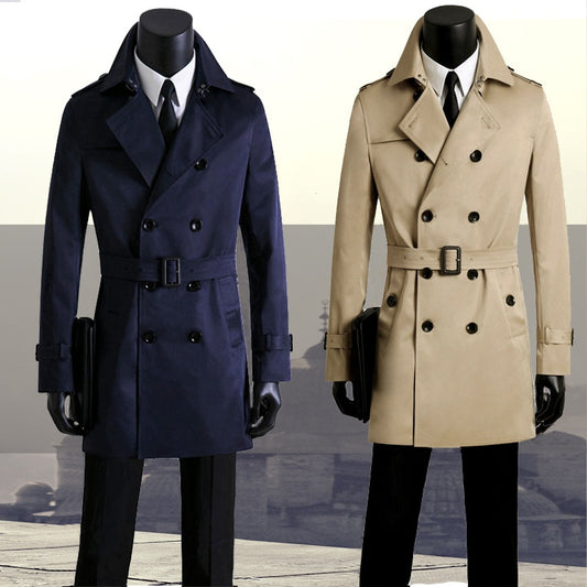 Trench-coat long pour homme