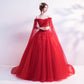 Robe de mariée à manches longues