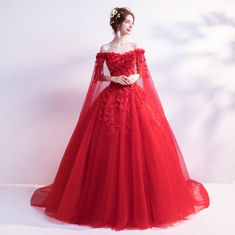 Robe de mariée à manches longues