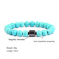 Bracelet œil de tigre en pierre noire
