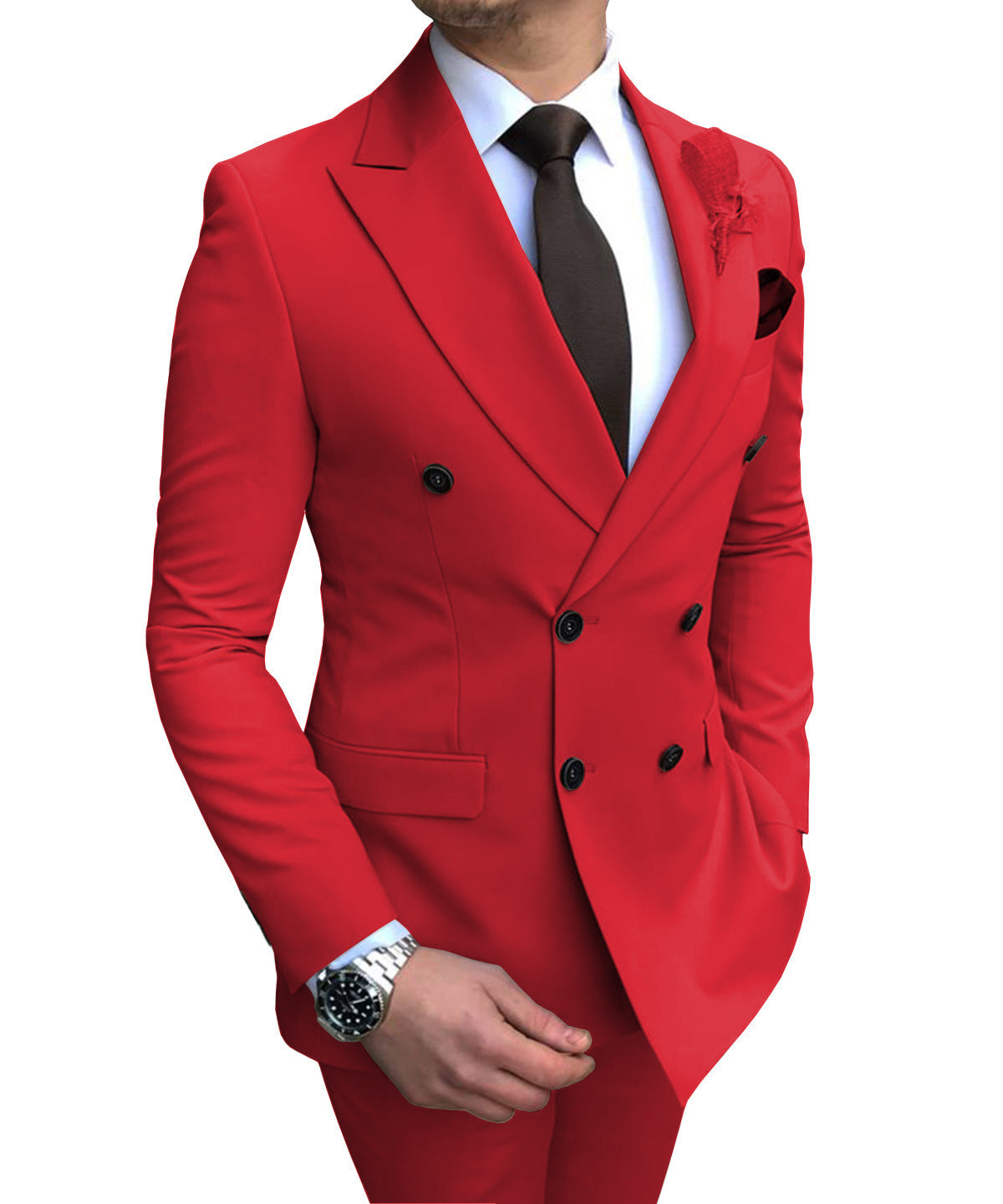 Costume deux pièces pour homme, costume de marié pour mariage
