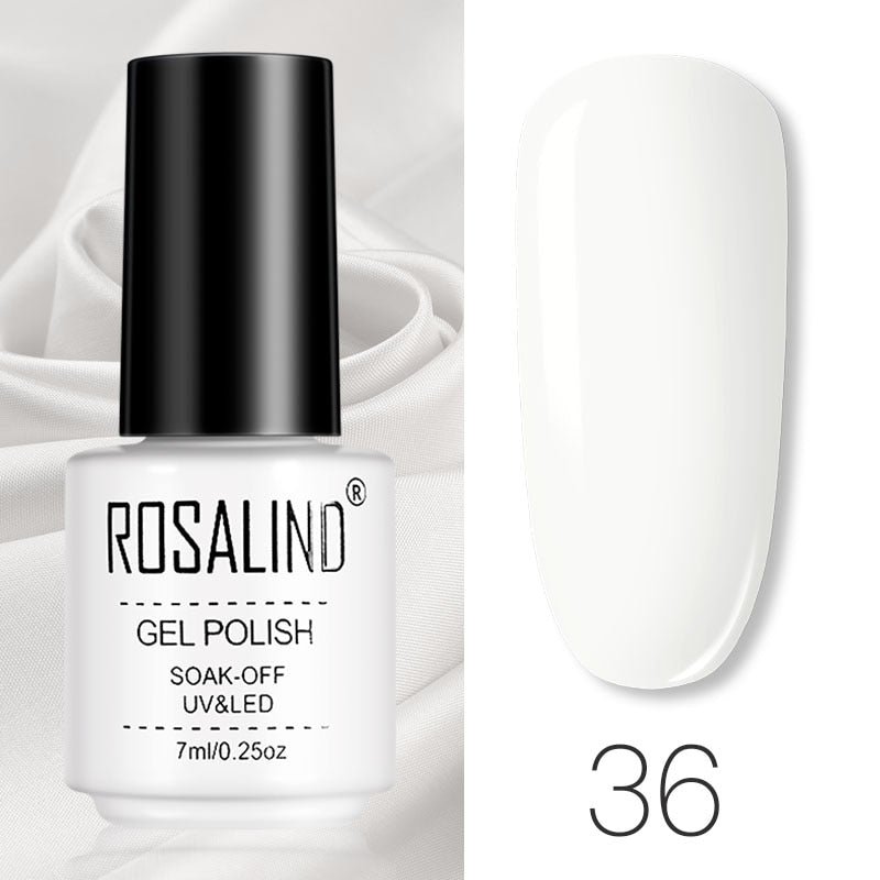 Set de Vernis Gel ROSALIND – Manucure Semi-Permanente, Top Coat UV LED