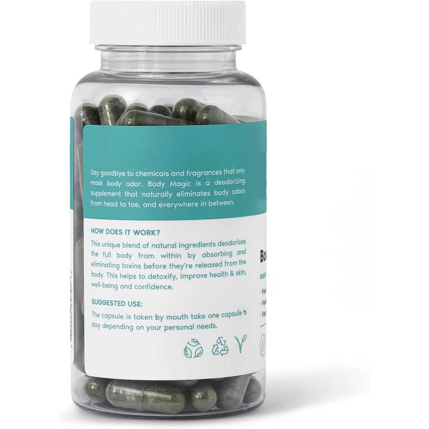 Capsules de chlorophylle – Détox, bien-être, certifiées GMP