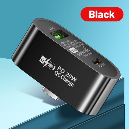 Chargeur de téléphone Type-C HUB Extension Ellipse Splitter