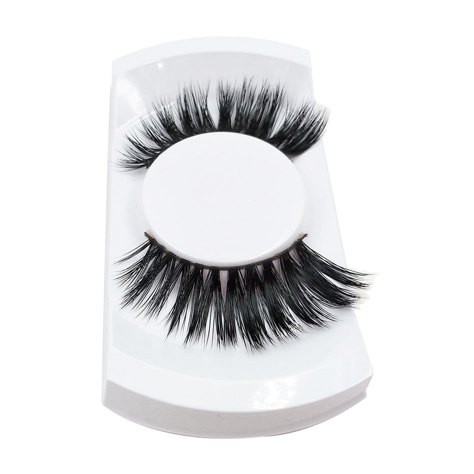 Cils Longs Wispy Volume – Faux Cils 3D en Poils de Mink