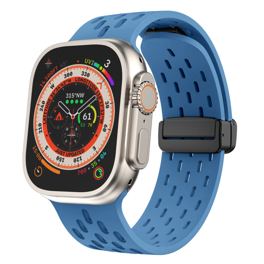 Montre de sport multifonctions avec bracelet en silicone