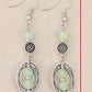 Boucles d'oreilles perlées argentées de style boho