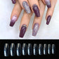 500 faux ongles transparents/naturels