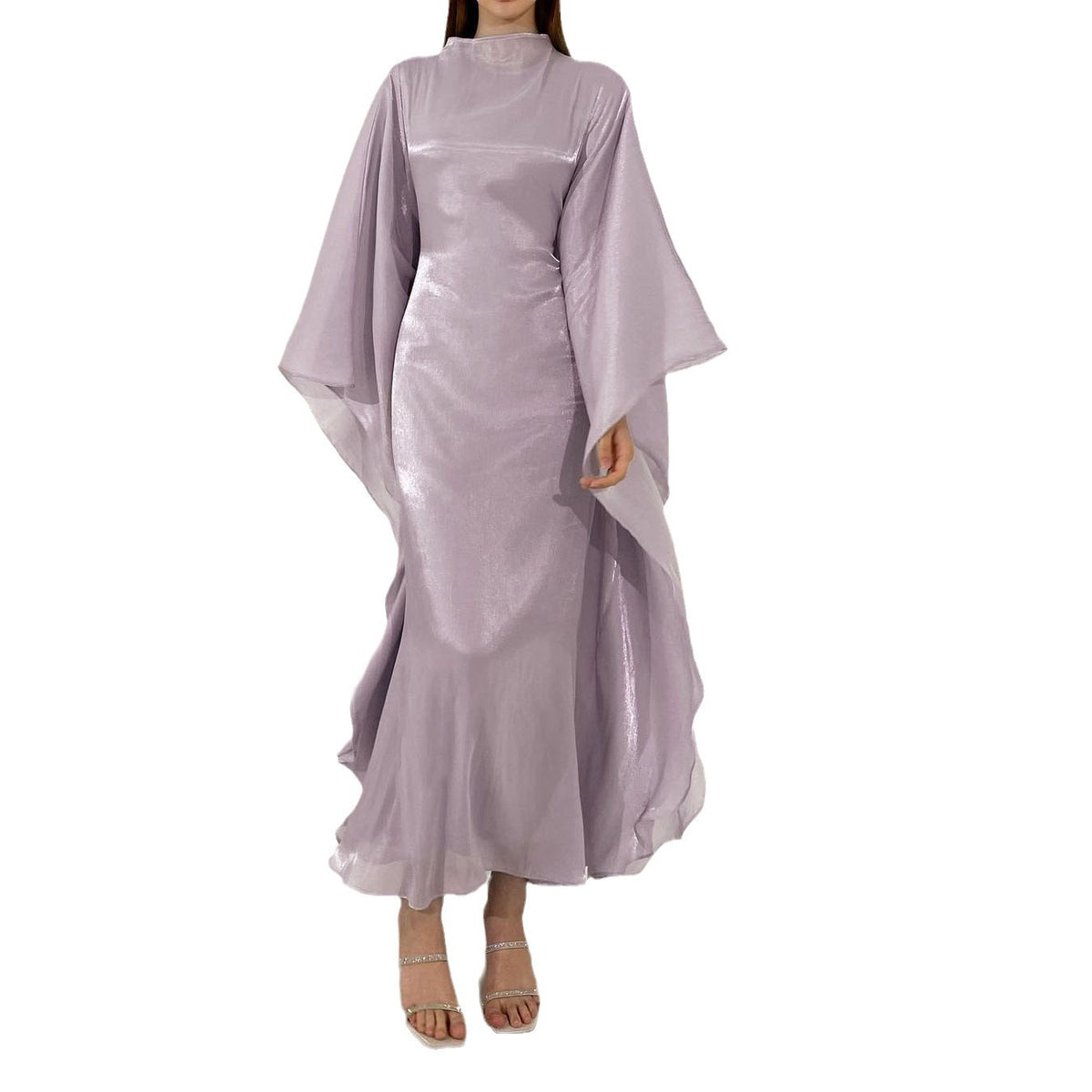 Robe soirée ample turque en polyester pour femme