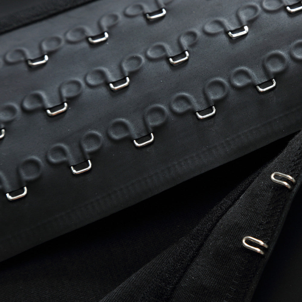 Gaine corset en caoutchouc pressé simple et mat pour femmes