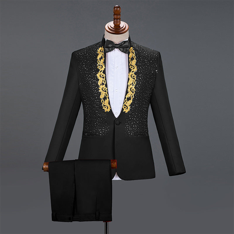 Costume Male  Stand-up Collar