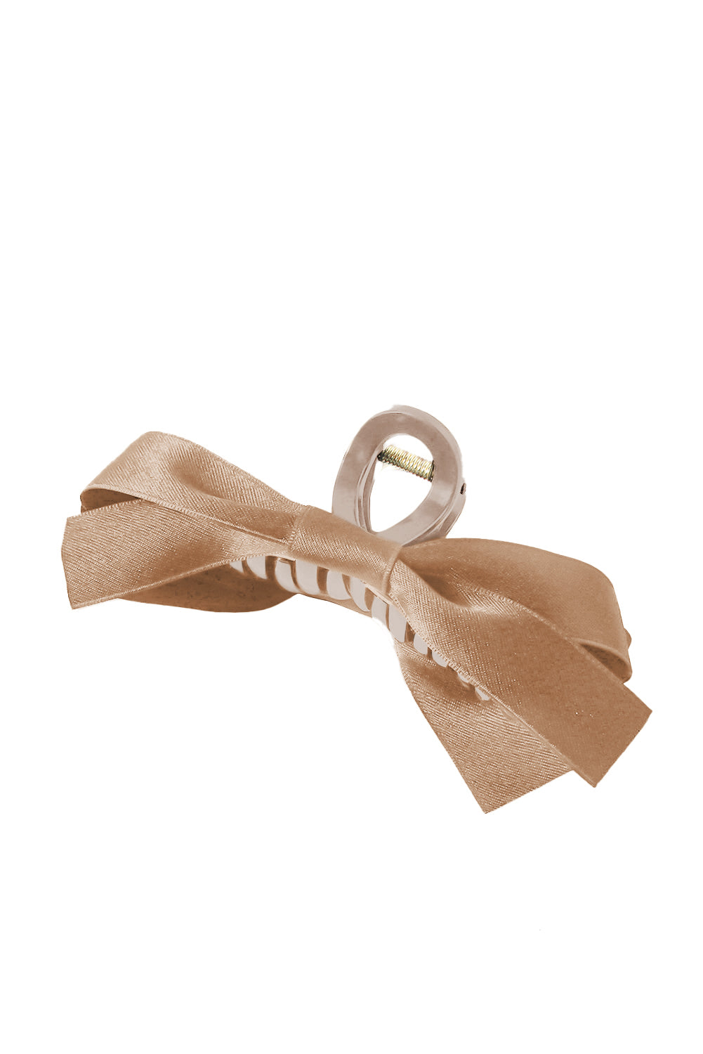 Barrette à cheveux avec ruban décoratif de couleur unie noire