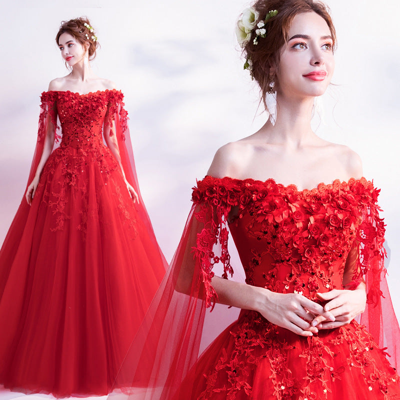 Robe de mariée à manches longues