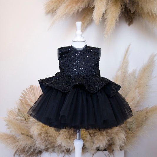 Robe de soirée à paillettes pour hôte de défilé