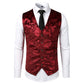 Gilet Steampunk doré pour homme, costume, mariage, sans manches