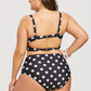 Bikini imprimé noir et blanc