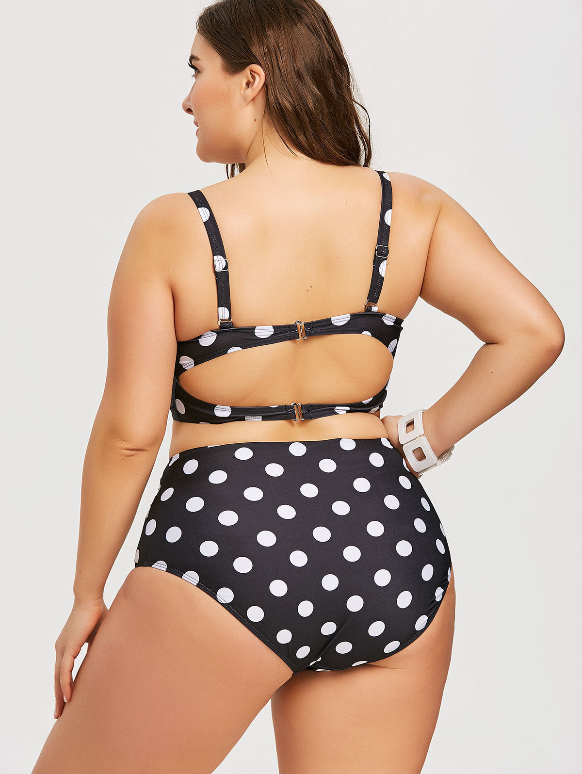 Bikini imprimé noir et blanc