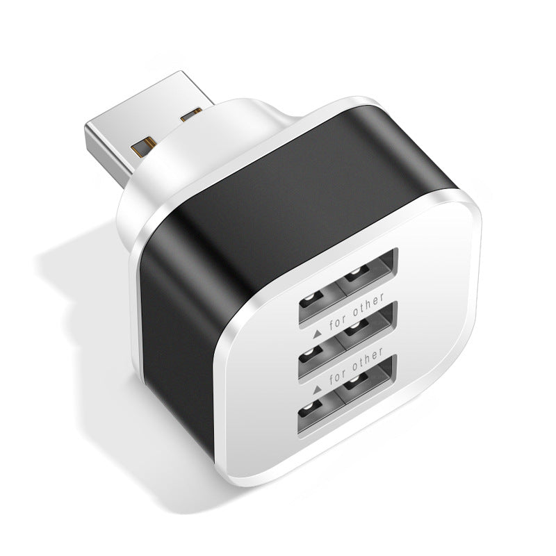 Tête lumineuse de chargement de téléphone portable 3 USB avec port d'extension 1/3