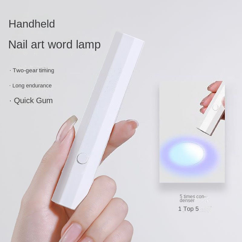 Mini lampe LED ongles – Séchage rapide, portable, manucure photothérapie.