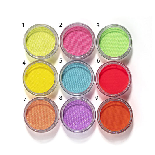 Peinture Corporelle Fluorescente – Crème Colorée, Eyeliner & Visage, Effet Lumineux Halloween