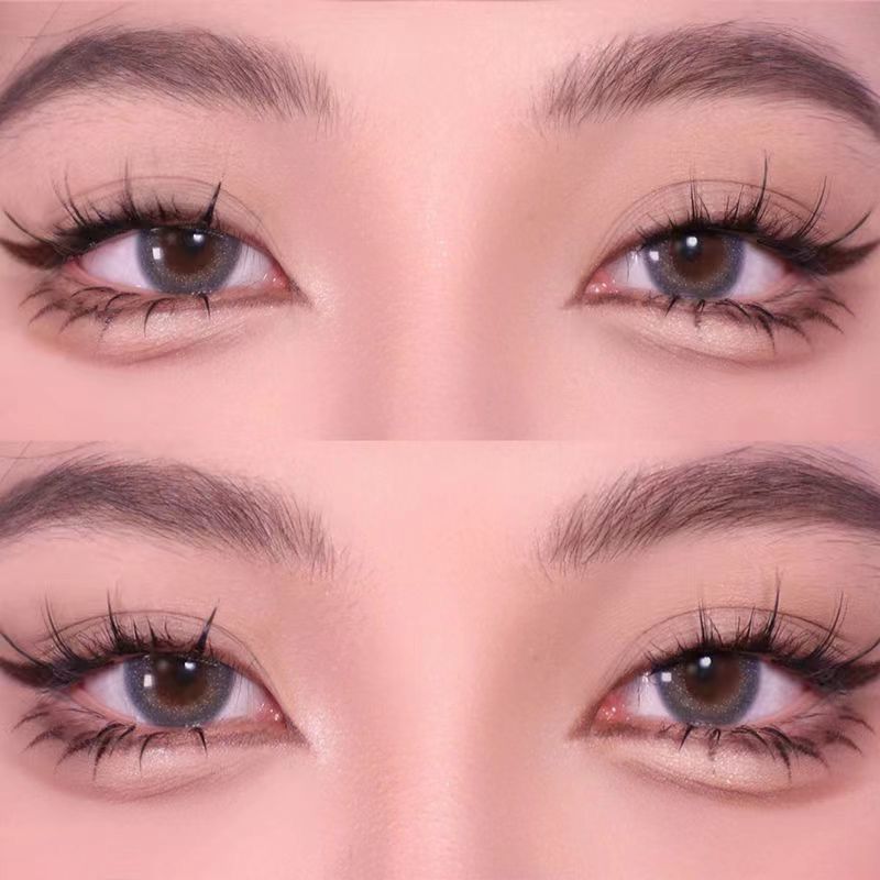 Faux cils en cristal transparent clair