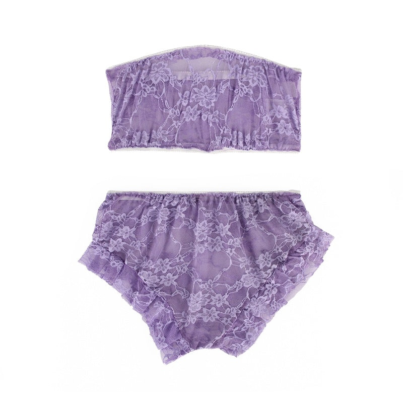 Ensemble de sous-vêtements en dentelle pour femme