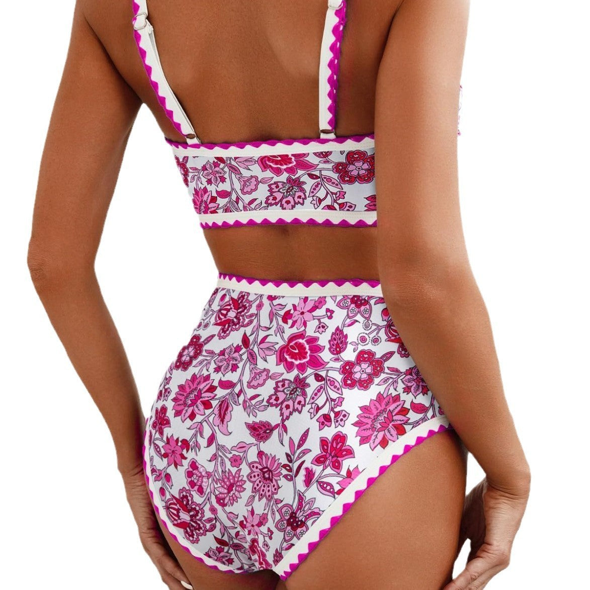 Maillot de bain bikini sexy à motif floral Paisley Fashion