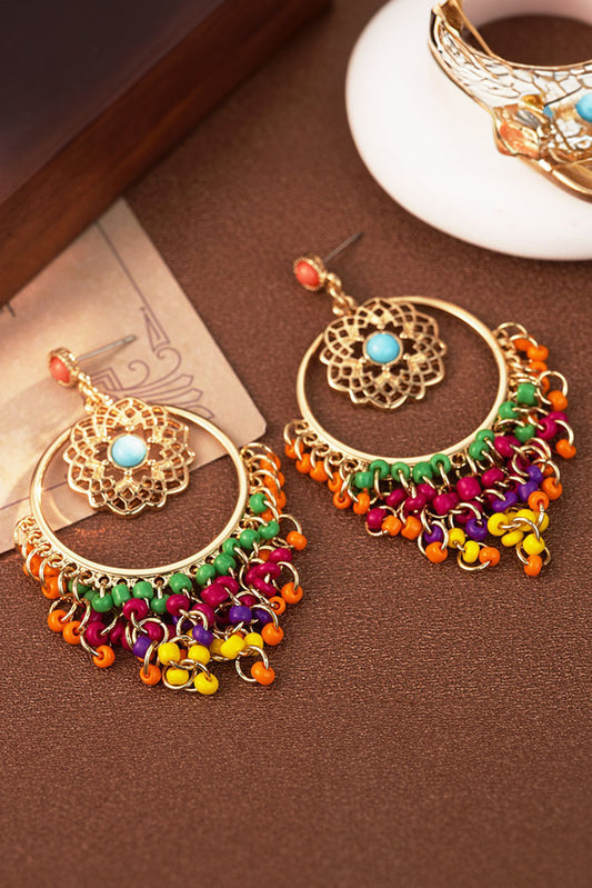 Boucles d'oreilles pendantes Boho Charms en or