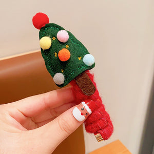 Bandeau élastique de Noël pour enfants, avec fil et spirale pour cheveux, accessoires de coiffure pour enfants.