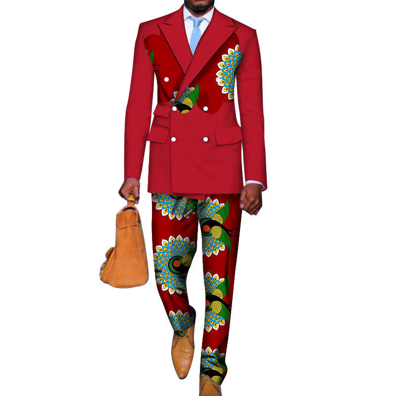 Ensemble de costumes nationaux africains pour hommes