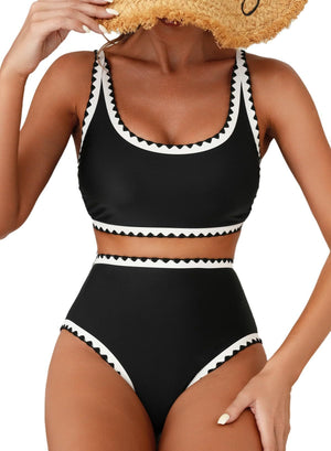 Maillot de bain bikini sexy à motif floral Paisley Fashion