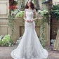 Robe de mariée sirène sexy en dentelle