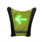 Sac à dos gilet réfléchissant Rechargeable USB avec clignotant LED