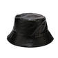 Chapeau homme en cuir double face
