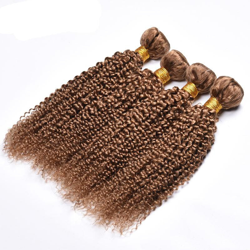 Cheveux humains brésiliens crépus bouclés kinky wave