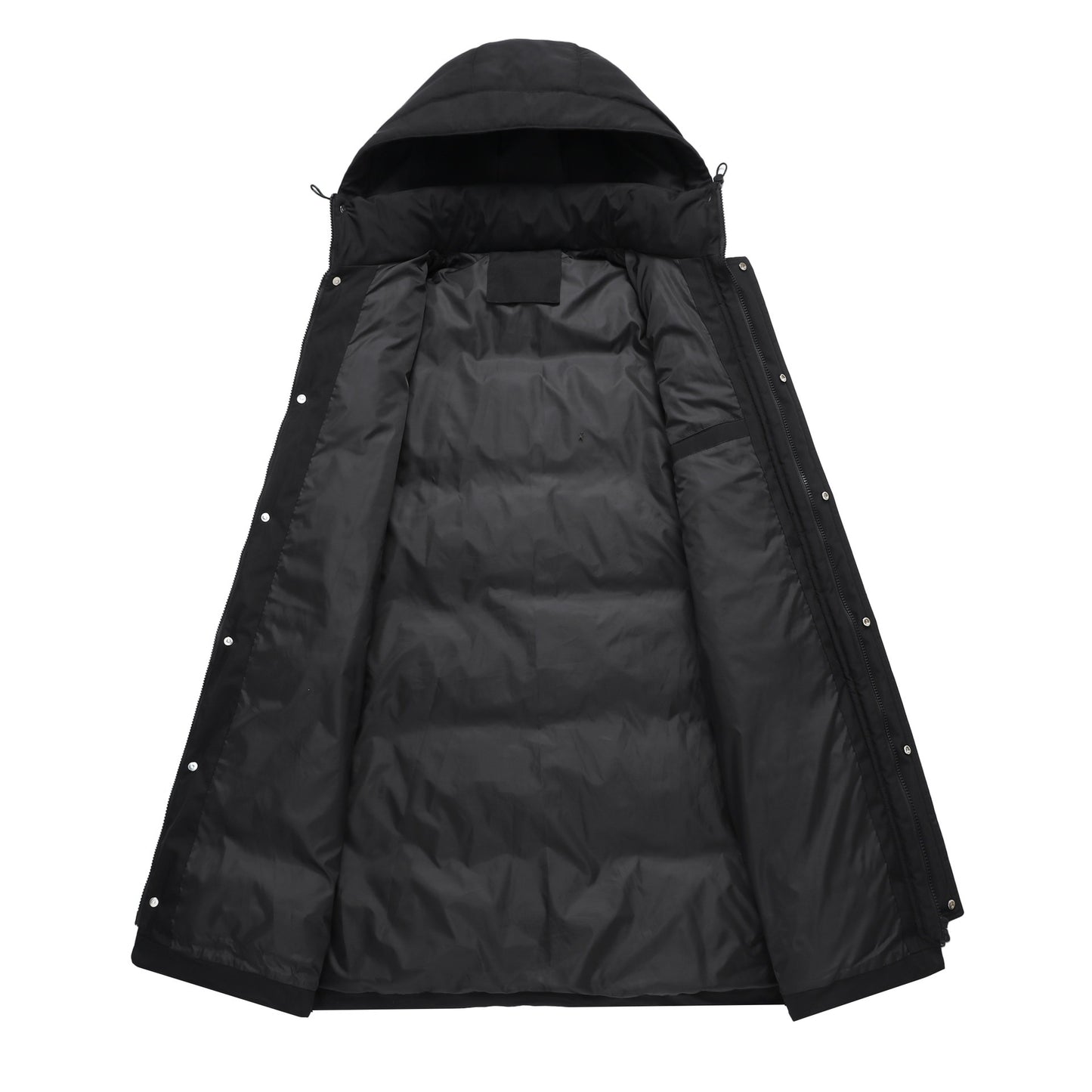 Manteau épais long coupe-vent chaud pour homme