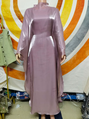Robe soirée ample turque en polyester pour femme