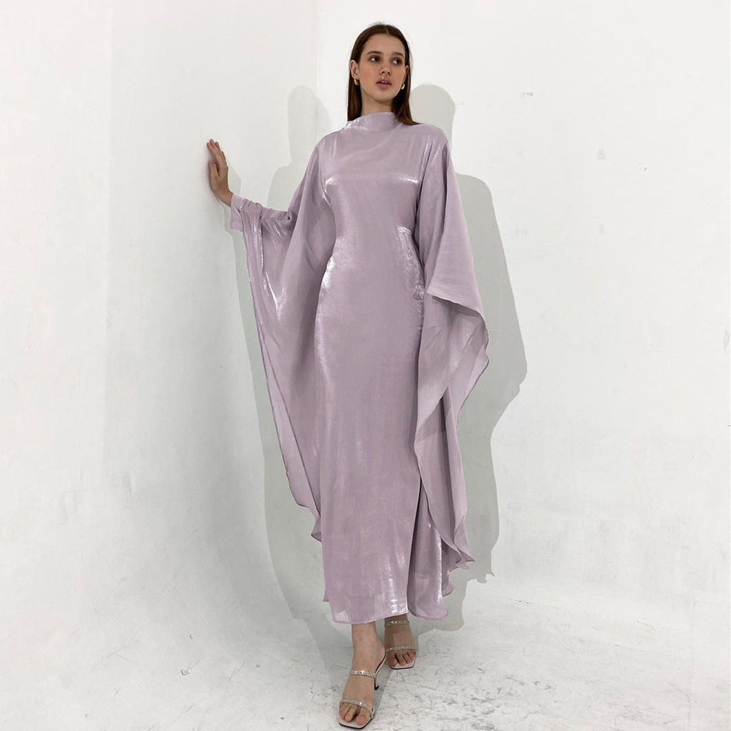 Robe soirée ample turque en polyester pour femme