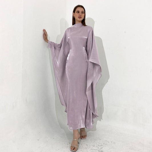 Robe soirée ample turque en polyester pour femme