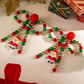 Boucles d'oreilles Racing Red Christmas Santa