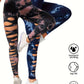 Paquet de 2leggings taille haute élastique pour femme.