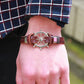 Bracelet de gouvernail en cuir de vache véritable