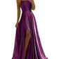 Robe de soirée, robe de bal, formelle, simple, fendue