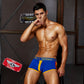Boxer confortable à motifs colorés pour homme