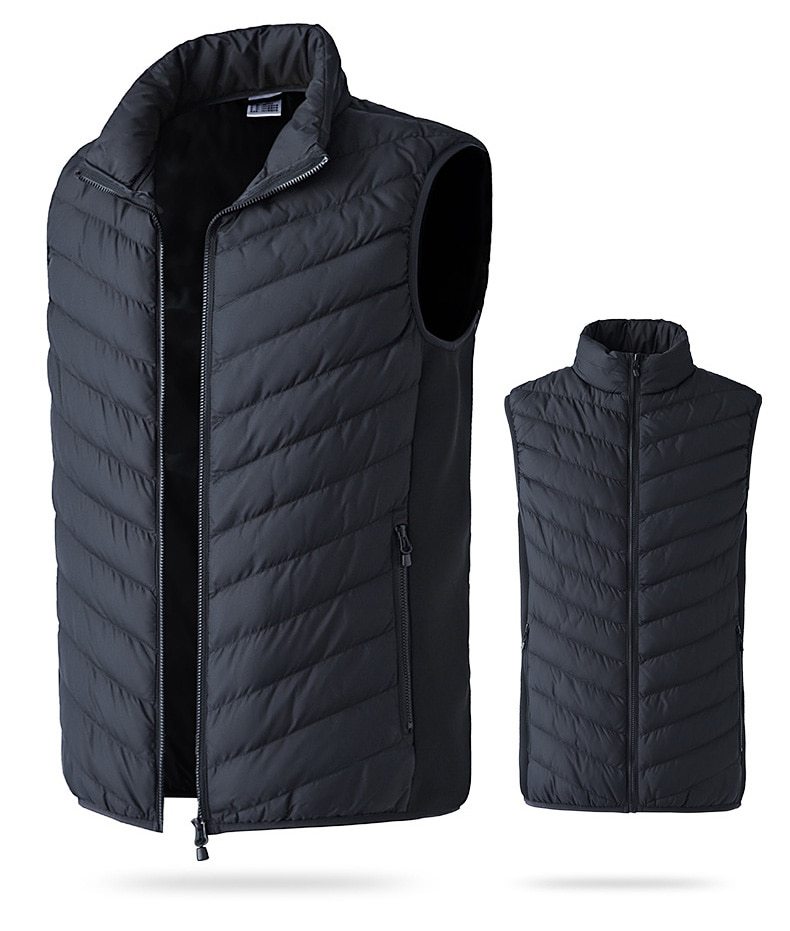 Gilet Hommes USB Chauffage Sans Manches