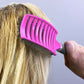 Brosse de massage pour cuir chevelu