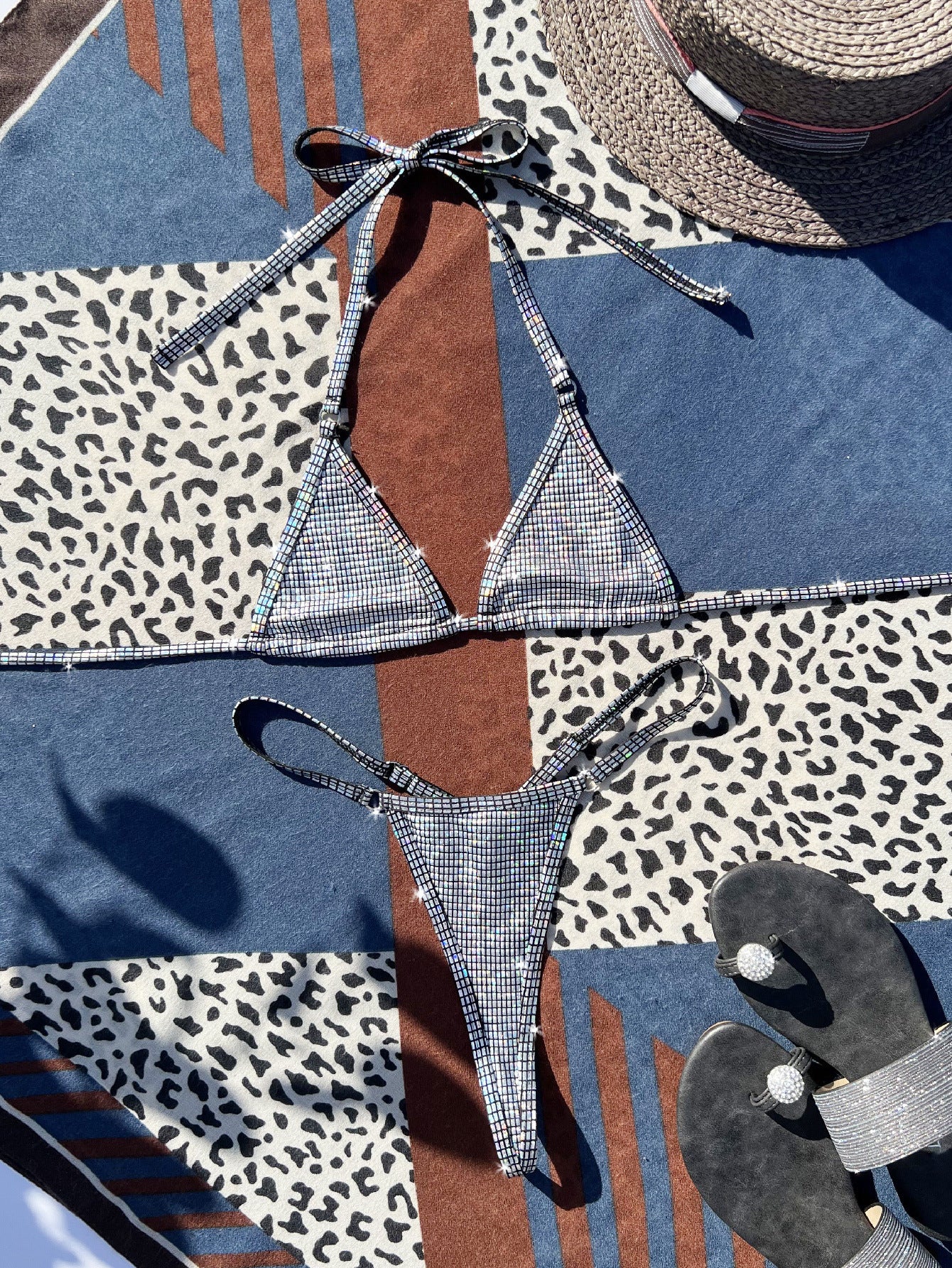 Maillot de bain argenté